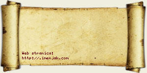 Emilija Binić vizit kartica